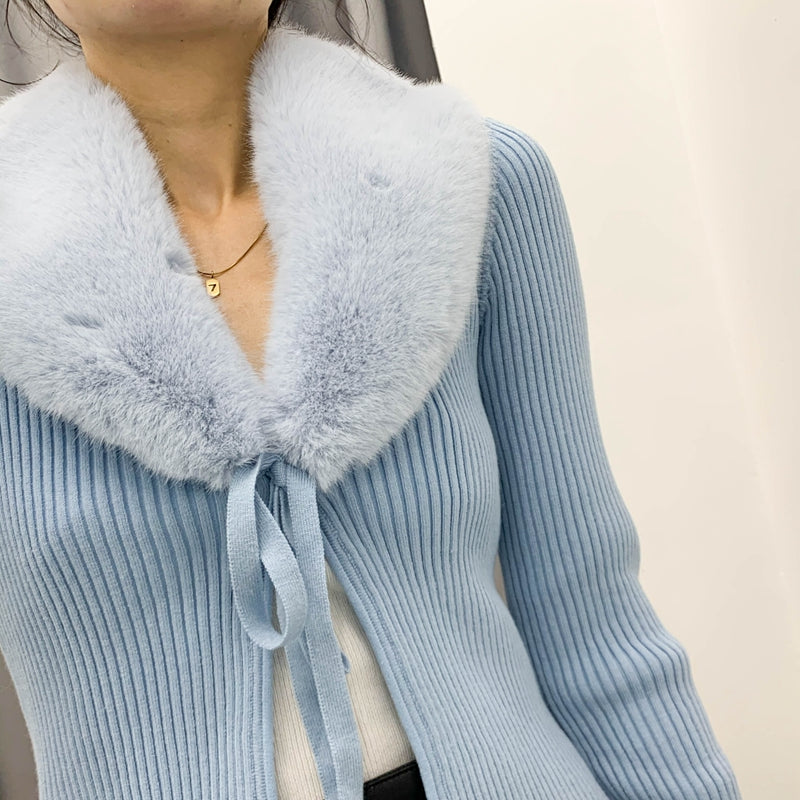 Stitched Stretch Knitted Jacket