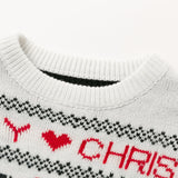 Christmas love deer pullover sweater
