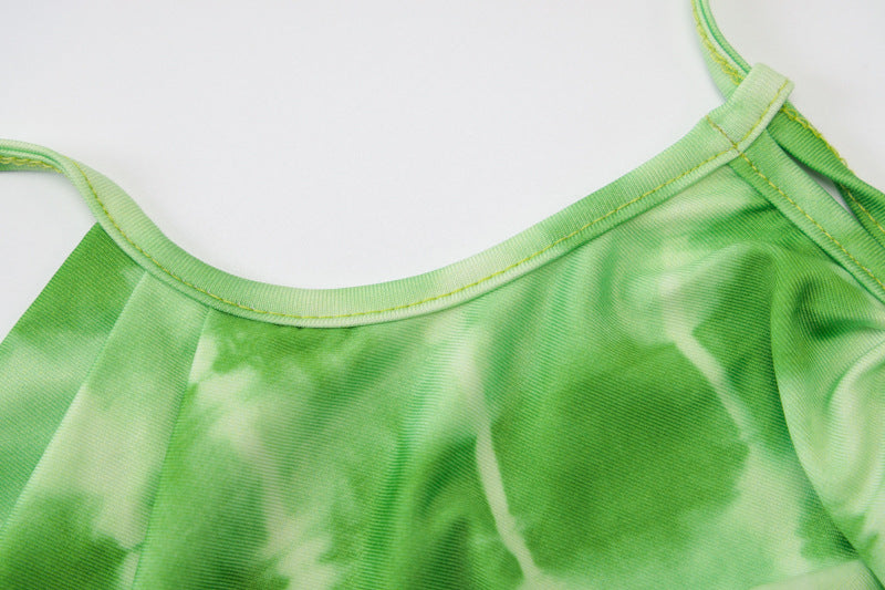 Sleeveless Green top