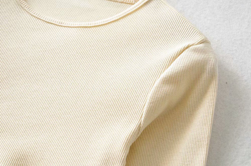 Round Neck Knitted Dress