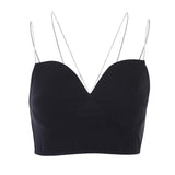 Sexy Lady Style Body Shaping Temperament Base Wrap Top
