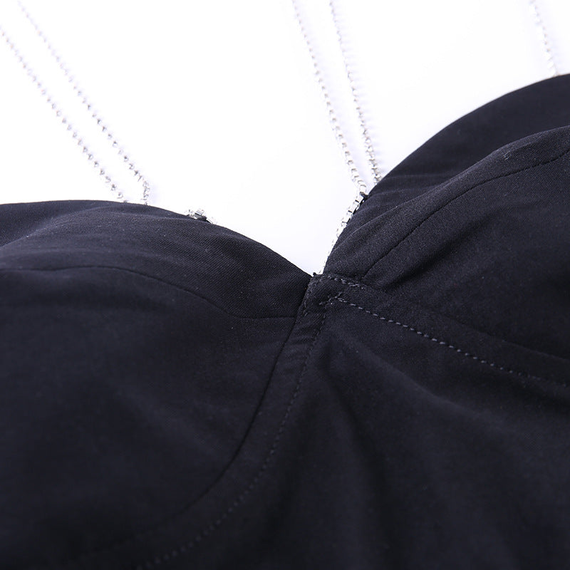 Sexy Lady Style Body Shaping Temperament Base Wrap Top