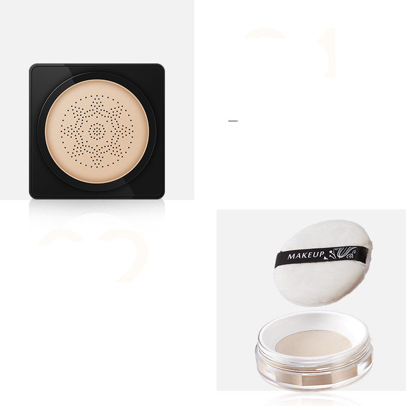 Makeup Three-Piece Facial Mushroom Head Cushion Lipstick