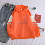 Loose Lazy Style Hooded Sweatshirt