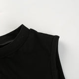 Sexy Women's Shoulder-Cut Sleeveless Shirt