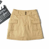 High Waist Bag Hip Tooling Skirt Denim Skirt