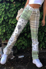 High Waist Loose Style Trousers