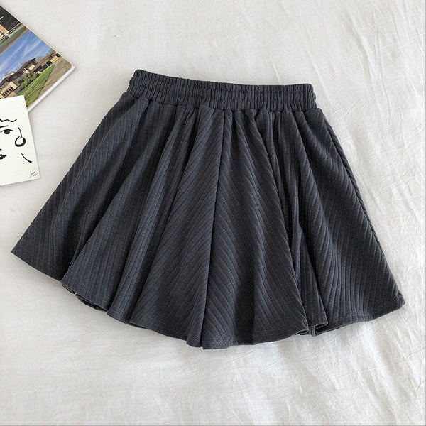 V-neck Sweater Wide-leg Short