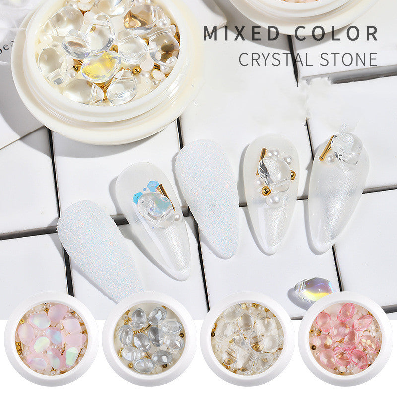 Crystal Pearl Stone Jewelry