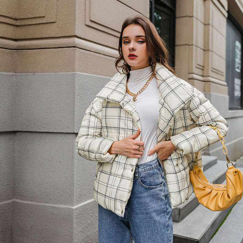 laid Thicken Warm Cotton Jacket