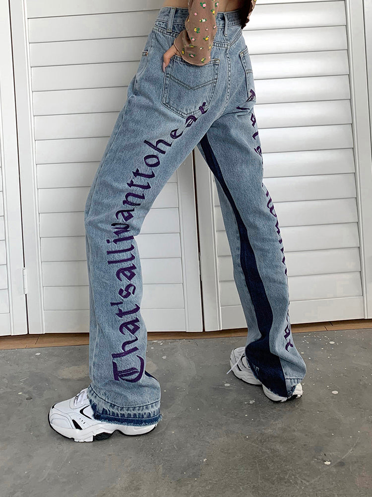 High Waist Hot Girl Jeans Female Design