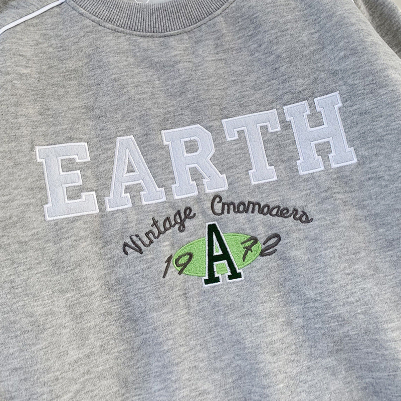 Simple Style Sleeves sweatshirt