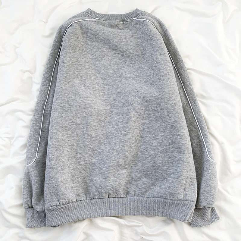 Simple Style Sleeves sweatshirt