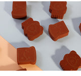 6PCS Kapmore Cute Makeup Sponge Cartoon Bear