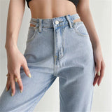 Korean Women's Hollow-waist Jeans