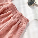 Short-sleeved Cotton Three-piece Suit