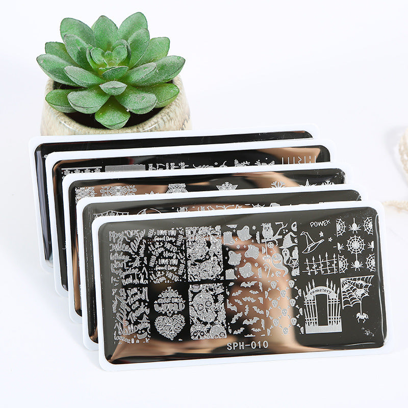 Nail Transfer Steel Plate Printing Template