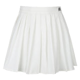 White Pleated Skirt
