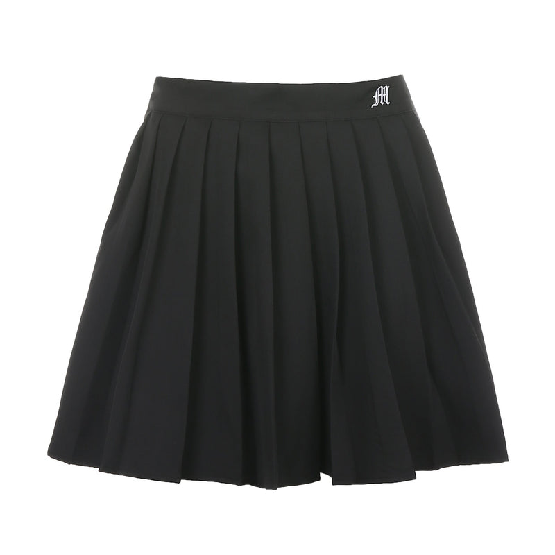 White Pleated Skirt