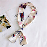 Long Women's Silk Scarf
