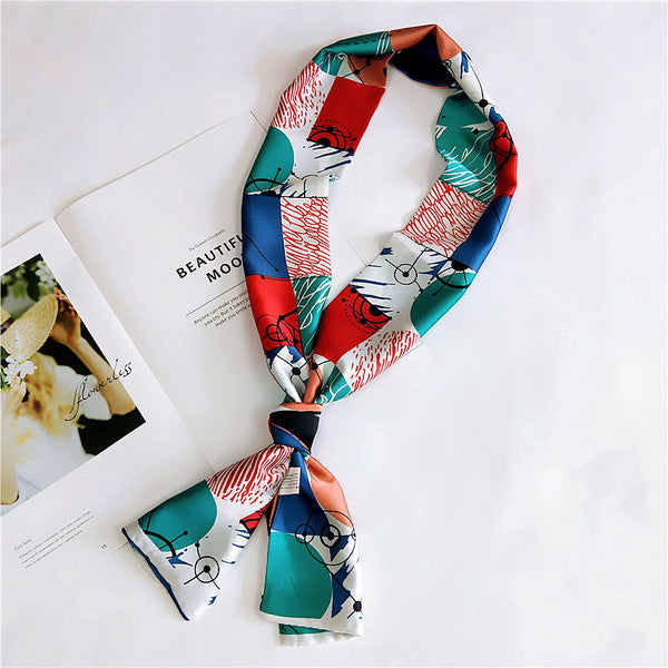 Long Women's Silk Scarf