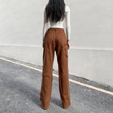 Brown Wide Leg Pants