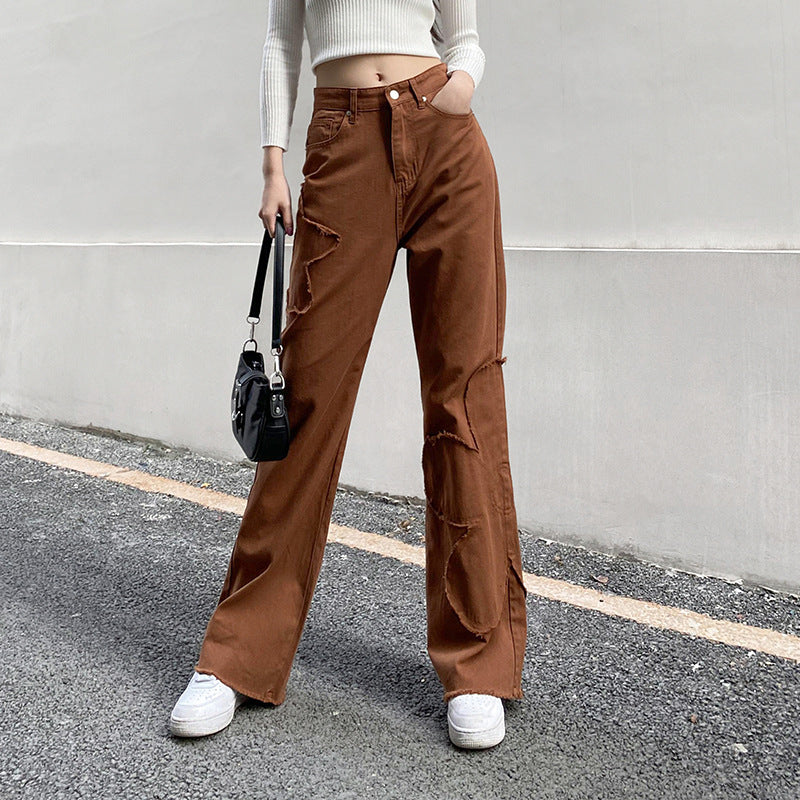 Brown Wide Leg Pants