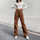Brown Wide Leg Pants
