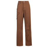 Brown Wide Leg Pants