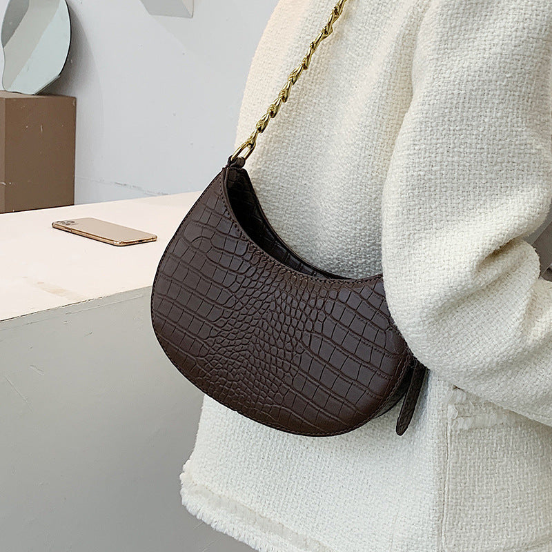 Simple One-shoulder Armpit Bag