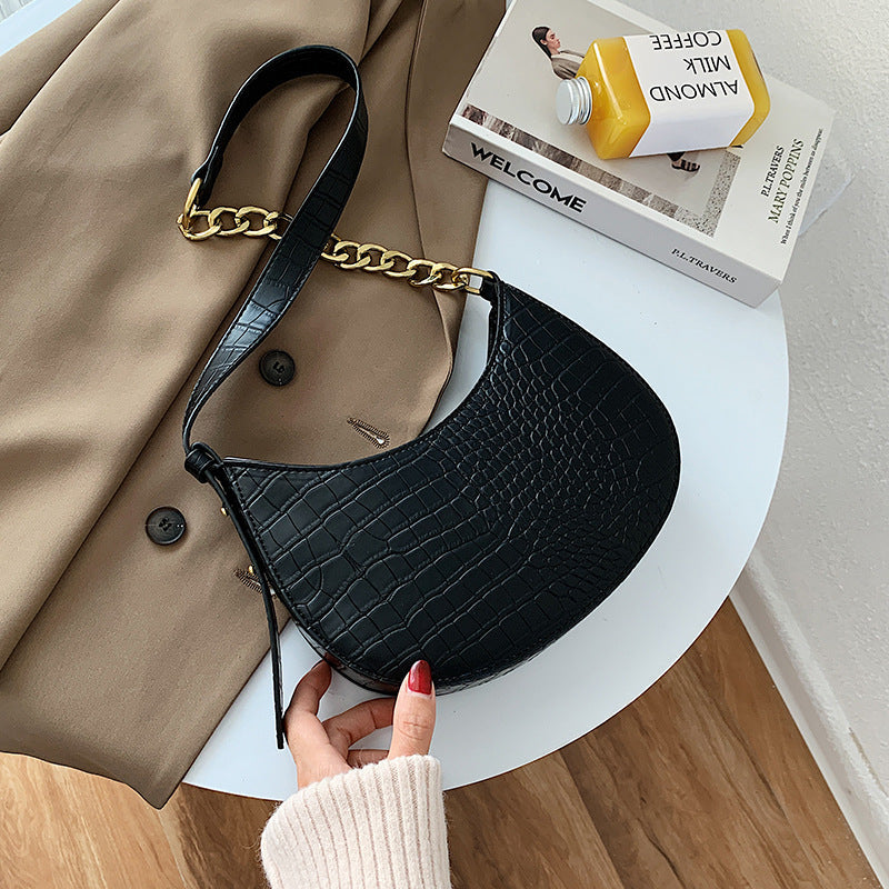 Simple One-shoulder Armpit Bag