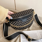 Wide Shoulder Strap Messenger Bag