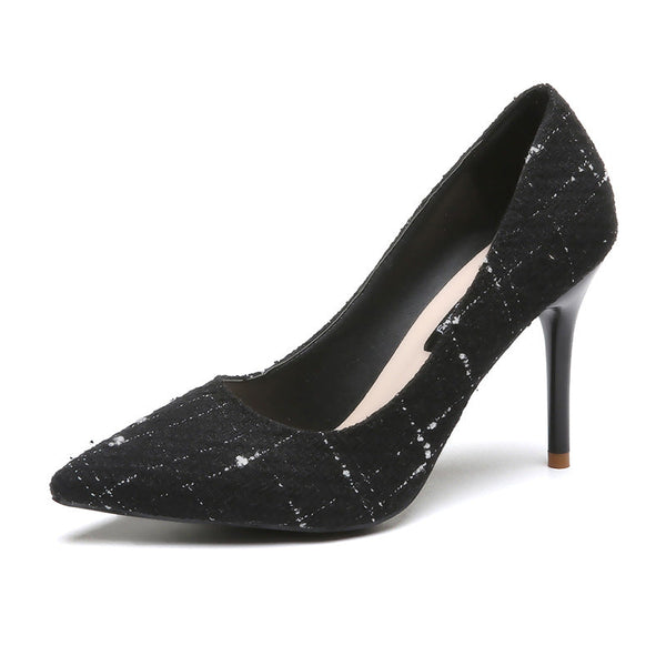 Shallow Mouth Stiletto High Heels