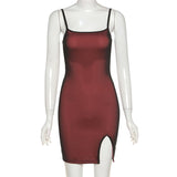 Slim-fit And Split-hip Dress