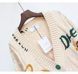 Hand-embroidered Cardigan
