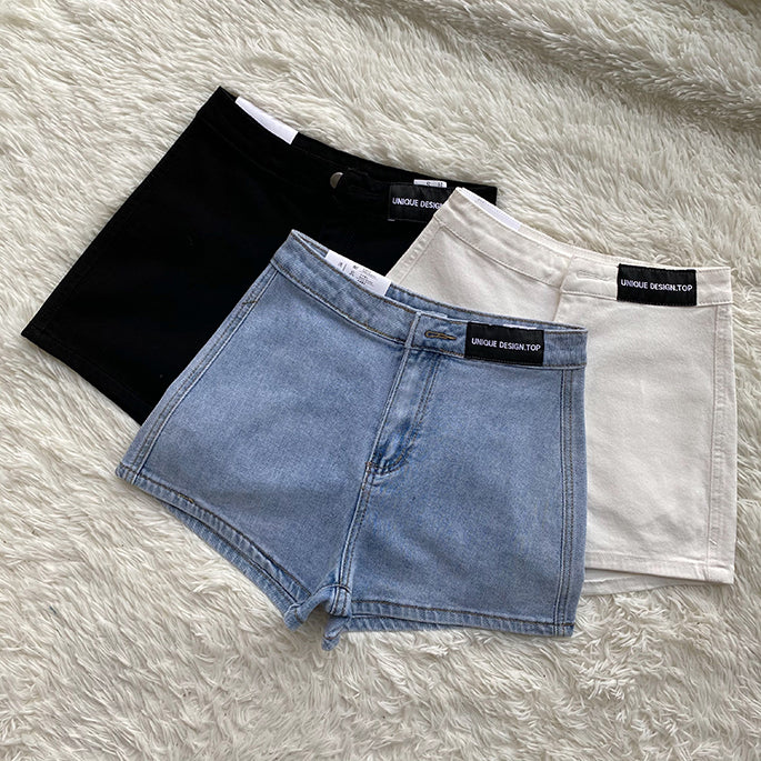 High Waist Denim Shorts