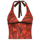 Printed Drawstring Top