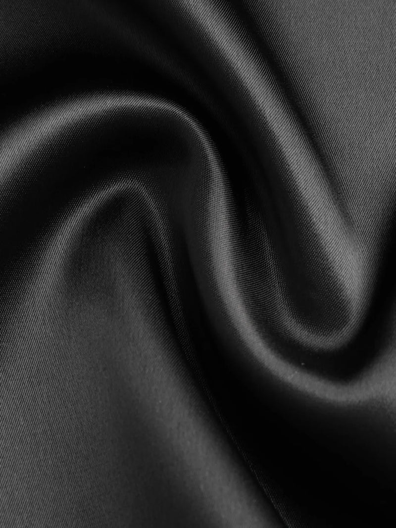 Robe Midi Satinée Col Bénitier Coupe Sirène Sans Manches