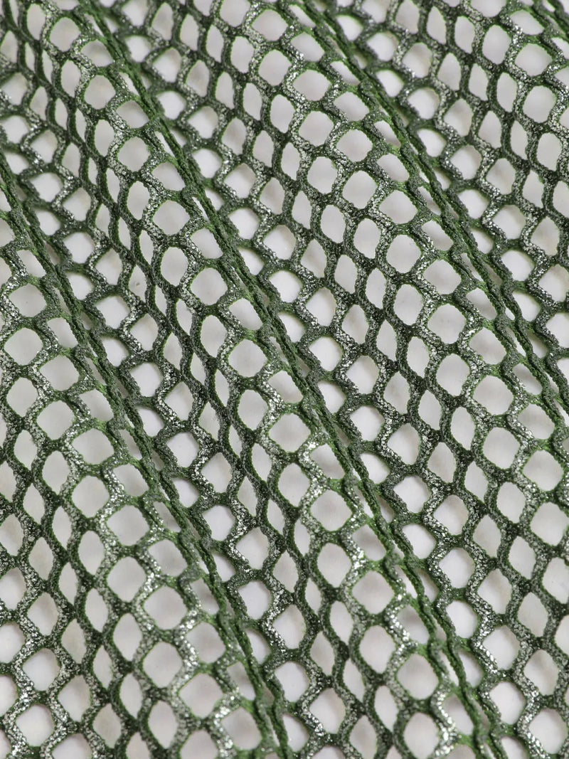 Sarong en maille crochet uni avec sequins