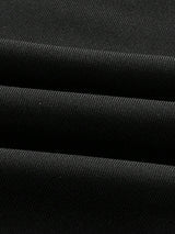 Pantalon évasé fendu extensible