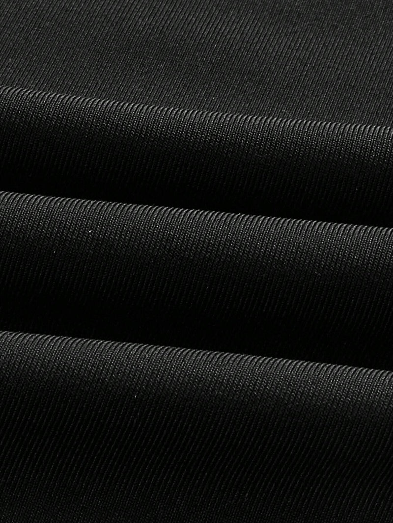 Pantalon évasé fendu extensible