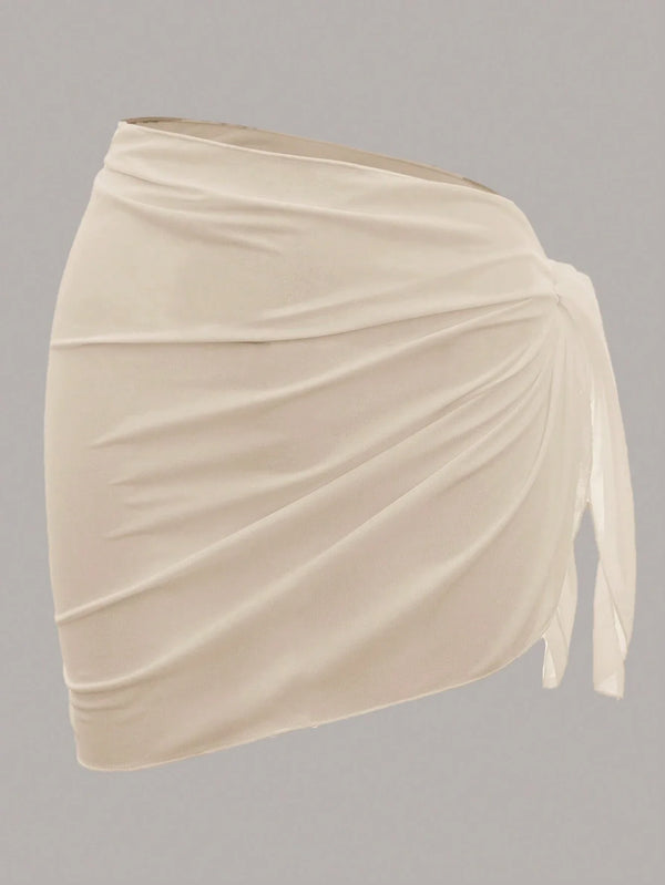 Jupe cache-maillot pour la plage
