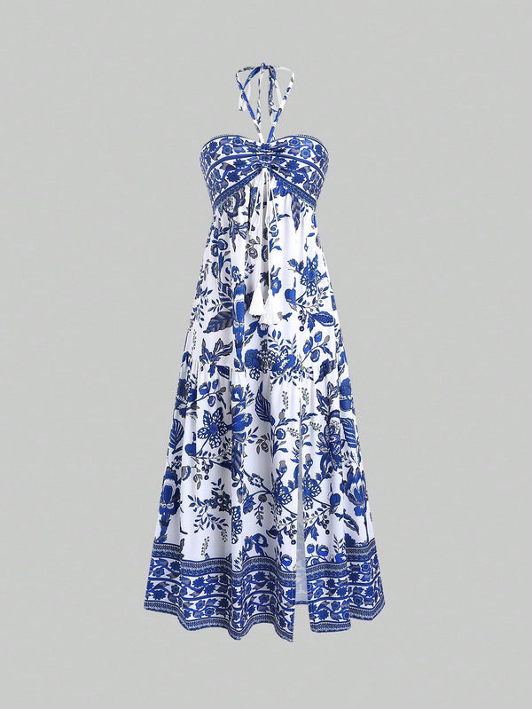 Robe longue au style bohème