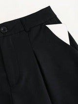 Ensemble gilet sans manches et pantalon large