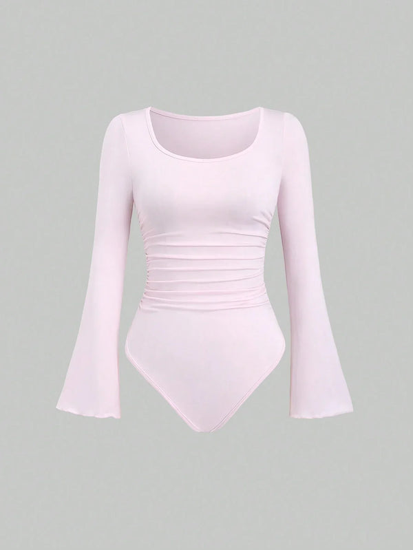 Body manches longues à col rond