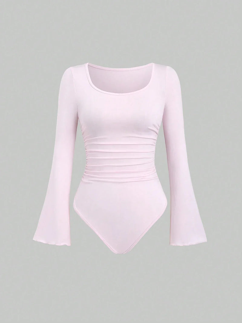 Body manches longues à col rond