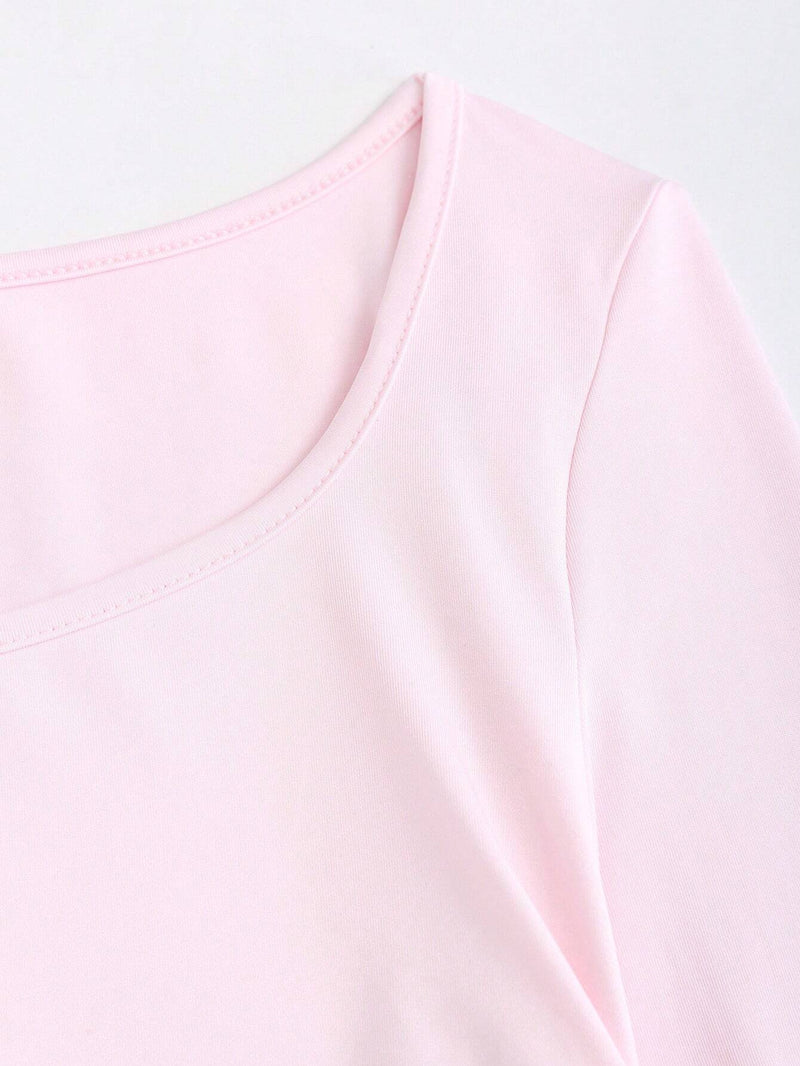 Body manches longues à col rond