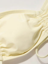 Ensemble bikini noué à cordon avec bretelles