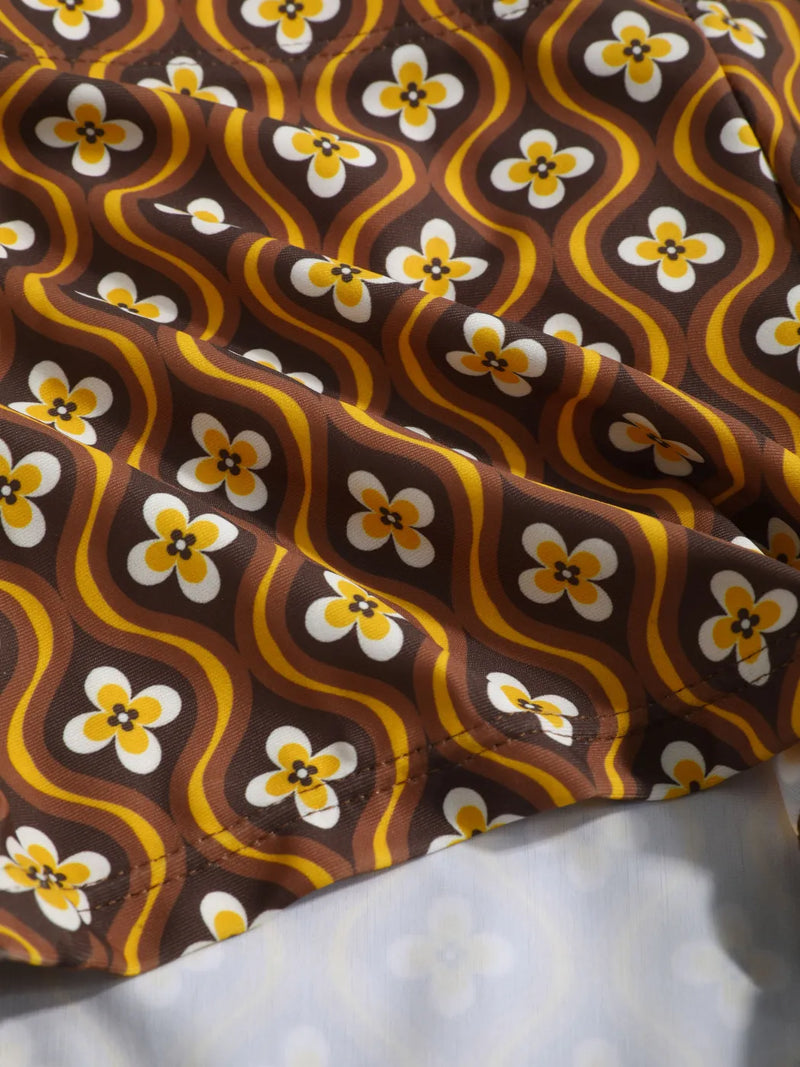 Ensemble bikini short floral à bretelles réglables