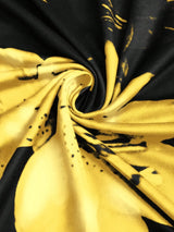 Jupe plissée longue à imprimé floral coupe évasée